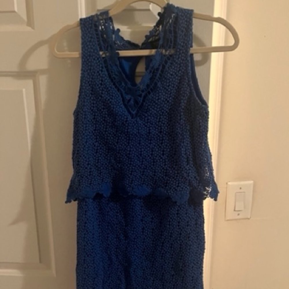 Blue Topshop mini dress, size 6